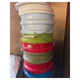 LARGE Lot of Good Clean 5 Gallon Buckets