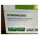 2 Brand New DELTA "Breez" Ventilation Systems - Model VHB80HLED2