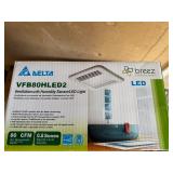 2 Brand New DELTA "Breez" Ventilation Systems - Model VHB80HLED2
