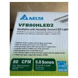 2 Brand New DELTA "Breez" Ventilation Systems - Model VHB80HLED2