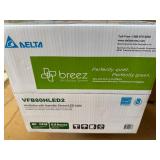2 Brand New DELTA "Breez" Ventilation Systems - Model VHB80HLED2