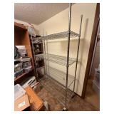 Excellent Clean 4-Tier Stainless Steel NSF Rollin Shelving Unit