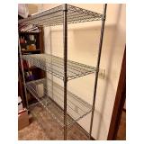 Excellent Clean 4-Tier Stainless Steel NSF Rollin Shelving Unit
