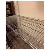 Excellent Clean 4-Tier Stainless Steel NSF Rollin Shelving Unit