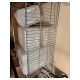 Large Lot of Small to Midsize Clear Plastic Totes w/Lids