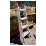 Like-New LITTLE GIANT Folding Ladder System