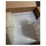 LARGE Lot of Clear Plastic PLANO Fishing Tackle Boxes #2