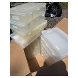 LARGE Lot of Clear Plastic PLANO Fishing Tackle Boxes #2