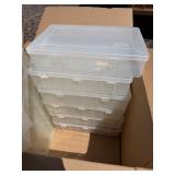 LARGE Lot of Clear Plastic PLANO Fishing Tackle Boxes #2