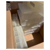 LARGE Lot of Clear Plastic PLANO Fishing Tackle Boxes #2