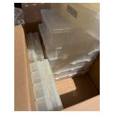 LARGE Lot of Clear Plastic PLANO Fishing Tackle Boxes #2