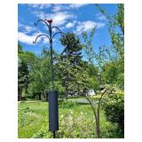 3 Metal Lawn/Garden Flower Hanging Basket Poles