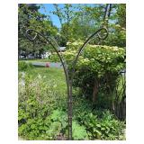3 Metal Lawn/Garden Flower Hanging Basket Poles