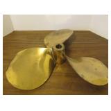 LARGE Vintage Solid Brass Federal Boat Propeller