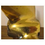 LARGE Vintage Solid Brass Federal Boat Propeller