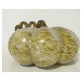 Signed JL Art Glass Gourd
