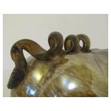 Signed JL Art Glass Gourd