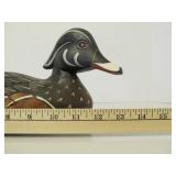 Carved & Painted Duck Decoy - 13"