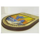 Original Vintage Embossed US FISH & WILDLIFE Service Sign