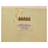 Original Vintage Embossed US FISH & WILDLIFE Service Sign