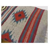 Nice Looking Vintage Southwestern Handmade Wool Rug