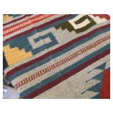 Nice Looking Vintage Southwestern Handmade Wool Rug