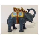 Cast Iron Circus Elephant Mechanical Coin Bank