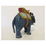 Cast Iron Circus Elephant Mechanical Coin Bank