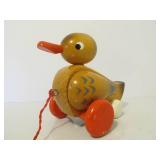 Nice Vintage BRIO Sweden Wooden Duck Pull Toy