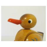 Nice Vintage BRIO Sweden Wooden Duck Pull Toy