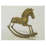 Solid Brass Vintage Rocking Unicorn