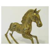 Solid Brass Vintage Rocking Unicorn