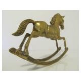 Solid Brass Vintage Rocking Unicorn