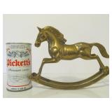 Solid Brass Vintage Rocking Unicorn
