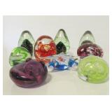 Lot of Art Glass Paperweights #1