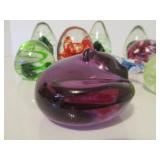 Lot of Art Glass Paperweights #1