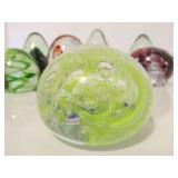 Lot of Art Glass Paperweights #1