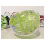 Lot of Art Glass Paperweights #1