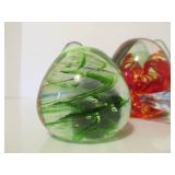 Lot of Art Glass Paperweights #1