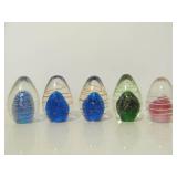 Lot of Art Glass Paperweights #2