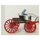 15" Cast Iron Fire Wagon