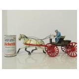 15" Cast Iron Fire Wagon
