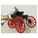 15" Cast Iron Fire Wagon