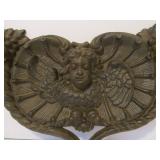 Heavy Cast Iron Victorian Style Wall Sculpture