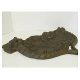 Heavy Cast Iron Victorian Style Wall Sculpture