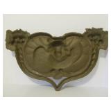 Heavy Cast Iron Victorian Style Wall Sculpture