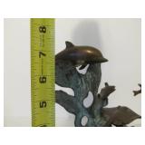 Great Looking Bronze Aquatic Sea Life Sculpture by SPI