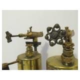 2 Antique Brass Blowtorches