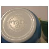 Vintage PYREX Complete Primary Color Nesting Bowl Set w/Extra Green Bowl