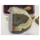 Large Group of Rocks, Carved Stone Spheres, Geodes etc